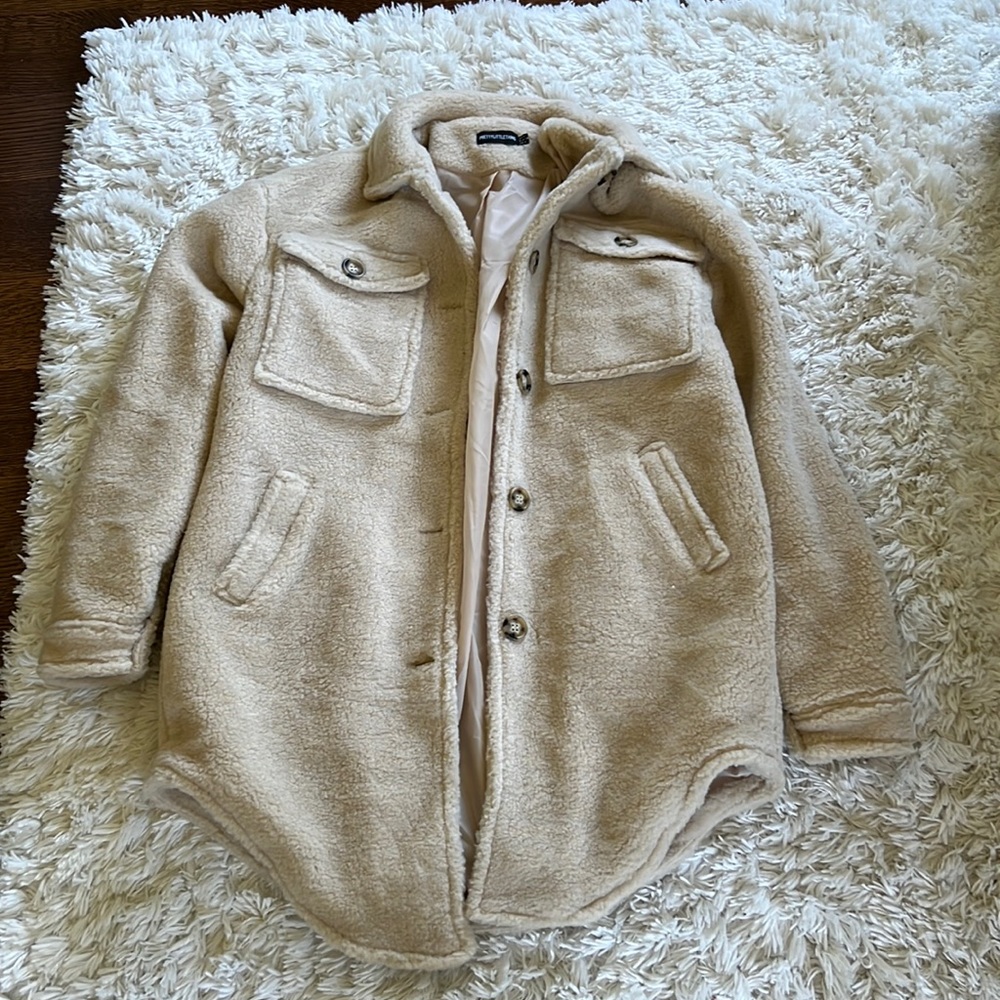 Pretty little thing teddy coat